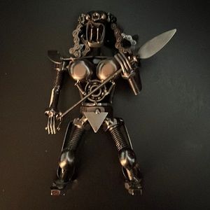 Homemade Predator figure! Made from scratch with spare parts and ingenuity